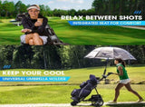 THOMSON E5000 Pro Lithium Golf Buggy, 36 Hole, Only 12kg, Easy Fold, Electric Motorised Buggy V219-GLFGBSTM6MLA