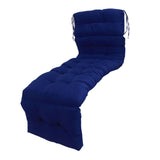 Indoor Outdoor Chaise Lounge Cushion with Ties Splashproof Lounge Chair Cushion Replacement for Lawn V1294-YM0901-3116250003913