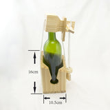 Fun Bottle Gift Lock Challenge Puzzle Game Wood Brain Teaser for Adults Party and V1192-AZ-W-2952