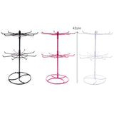 Jewelry Display Rack Double Tier Jewelry Stand Portable Metal Jewelry Rack for Home V1294-YM0722-WT063111