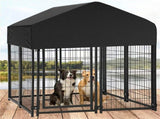 Dog Playpen House Heavy Duty Large Outdoor Dog Kennel Anti-rust Metal Pet Crate V767-JJ-XZ171-XS-V1