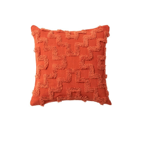 Accessorize Janni Rust Filled Square Cushion V442-HIN-CUSHION-JANNI-RUST-SQ