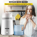 Water Distiller Purifier Pure Water Distiller Filters Water Distillation 4L Internal Stainless Steel V952-HR-1ZLSJ000000001V3