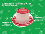 Rooster Farms 6Kg Automatic Chicken Feeder - Poultry Hen Feeding Seed Bucket V238-SUPDZ-52768013062