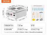 Mini Pottery Wheel Electric Ceramic Wheel Machine 0-320RPM Speed White V952-ETLPJMNXWJBSDTCZ1V3