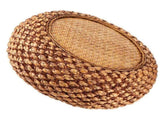 Household JapaneseStyle Round Floor Seats Cushion for Living Room Balcony Tatami Coffee Color V1294-YM0901-3111200110911
