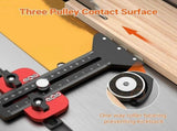 Thin Rip Table Saw Jig - 3 Pulleys Thin Rip Jig for Making Repetitive Narrow Strip Cuts, Table Saw V1369-AZ3-W-11653