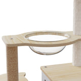 Pawz Cat Tree Tower Scratcher Wood Condo House 120cm PT1270-BG