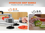 Commercial Tomato Slicer, 1/4 inch Tomato Cutter Slicer, Stainless Steel Heavy Duty Tomato Slicer V952-FQQPJZTS14INE1FJXV0