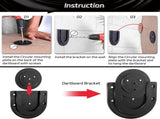 Dartboard Mounting Bracket,Dartboard Bracket Hanging Dartboards Professional,Black Black O Shaped V1259-DP01-A-5706