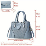 Ladies Handbag Small Purse Fashion Handbag Trendy Bag Australian Women Durable - Brown - Size V1347-945-96843-BRN-30-13-23