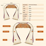 SOGA 2X Electric Kneading Neck Shoulder Arm Body Massager With Heat Health Care SHOULDERMASSAGERX2
