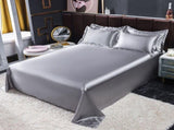 Queen Sheet Only, Soft Silky Smooth Satin Cooling Sheets, Easy-Fit Deep Pocket, Soft Microfiber V1192-AZ-W-22031