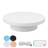 Electric Turntable 360 Degree Rotating Product Photography Display Rechargeable Remote Control 3kg V1294-YM0521-3117230067313