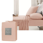 Ardor Micro Flannel Sheet Set Dusty Pink Mega King V442-INT-SHEETS-ARDORMICROFLANNEL-PINK-SK