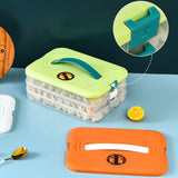 Refrigerator Food Shelf Dumpling Storage Box 3 Layered Stackable Food Storage Box Tray Container V1294-YM0523-10342933