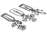 3Pcs Metal Vase Flowers Wall Art Elegant Prevent Rust Easy to Install Iron Flower Wall Art for V1294-YM0715-3115210265811