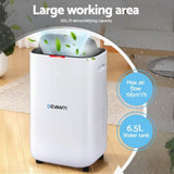 Devanti Dehumidifier 20L Air Purifier White DH-B-20L-WH