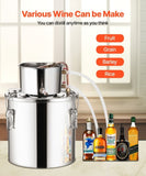 Moonshine Still 5 Gal Water Alcohol Distiller Brewing Kit Stainless Steel V952-DLNTZLQYS5JLJKUQUV3