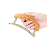 Bamboo Wood Handle Fascia Release Tool Stainless Steel Deep Muscle Massager Scraper for Body V1265-JK-17