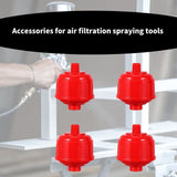 12Pcs Disposable Filter Whirlwinds Air Line Filter Disposable Air Water Filters for Most V1370-AZ4-12553