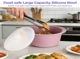 45.6oz Silicone Steamer, Large Capacity Microwave Steamer Bowl, Dishwasher Safe Silicone Cooking V1369-AZ3-W-08844