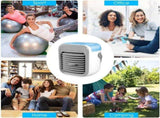 Portable Air Conditioner, Personal Air Cooler 3-in-1 Air Conditioner, Compact Evaporative Cooler Air V1369-AZ3-W-03027