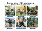 Portable Foldable Solar Panel 15W 5V with Dual USB Ports, Waterproof & Compact Design, Perfect for V1107-CS-UAZGGZ24