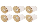6Pcs Fabric Mesh Shade Clip Onshade Beige Golden Edge Style for E14 Chandelier Ceiling V1294-YM0523-3119210283611