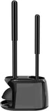 Toilet Brush and Plunger Set with Semi-Hidden Holder, Heavy-Duty Bowl Brush and Toilet Plunger for V1189-LC-AMZ-00161