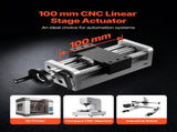 Linear Stage Actuator, 100 mm Effective Stroke, Ball Screw CNC Linear Motion Guide Rail, Double V952-SKZXBJQDQ16M5684B001V0