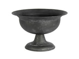 Baroque Brushed Black Footed Urn 20x18cm V637-19669URN