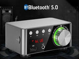 HIFI BT5.0 Digital Amplifier Stereo Audio Amp 2x80W Sound Power Audio Receiver Stereo AMP USB AUX V1263-JX-6283