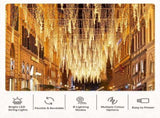 HighDensity LED Star String Lights Plugin Version, Dense Lamp Beads For Rich Visual Glow, Holiday V1221-XM-LB8332-GM243