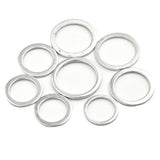 18Sizes 450Pcs Car Engine Oil Drains Plug Aluminum Washer Gasket Nut Bolt Set Sealing Ring O Rings V1189-LWWAL-20260327-04172