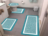 PALIFEUR Bathroom Rugs Sets, Non-Slip Bath Mat Set 4 Piece, Soft Comfortable Washable Bathroom Mat V1189-LWWAL-20260325-01012