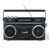 Crosley Blast Boombox Cassette Player - Black V398-CT202A-BK