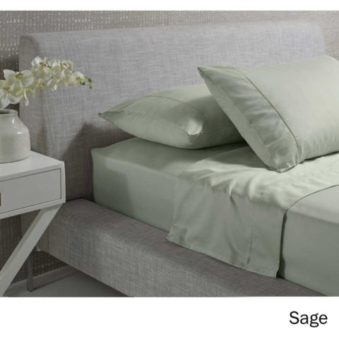 Accessorize 1000TC Cotton Rich Sheet Set Sage King V442-HIN-SHEETS-1000TCCOTTONRICH-SAGE-KI