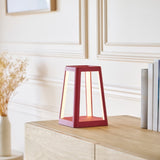 Lexon Lantern Portable Lamp With Built-In Wireless Charger - Red V398-LD-LH94DR