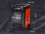 ROSSI 280 Amp Car Battery Charger, 12v/24v Jump Starter, for ATV Boat Truck Tractor, 15A Plug V219-ATOCHG280ROSACAB