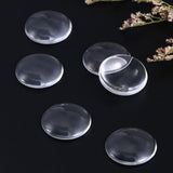 60 Pcs Glass Dome Clear Round Tiles Clear Non-calibrated Round 1 Inch/25mm Pendants Photo Jewelry V1369-AZ3-W-17019