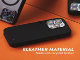 EFM Monaco E-leather Wallet Case Armour With D3O Plus Suits Iphone 15 Pro - Black/Space Grey V578-EFCFLAE606BLA