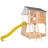 Lifespan Kids Winchester Cubby House with Elevation Platform and Yellow Slide V420-LKCH-WINCHE-YEL