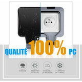 Waterproof Socket Double Outdoor Power Socket IP66 Waterproof Wall Socket 16A V1237-ZY-203-3629