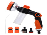Dog Washing Hose Attachment with Soap Dispenser Bottle 8 in 1 Garden Hose Nozzle for Washing Cars V1294-YM0901-3111260001911