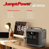 1000W Portable Power Station JumpsPower Battery Charger 716Wh LED Light V274-VE-JP-PPS-AC1000
