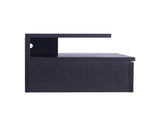 Levede 2x Bedside Tables Side Table Black FU6002-BK
