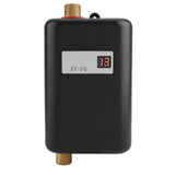 220V 3800W Mini Electric Tankless Instant Hot Water Heater Bathroom Kitchen Washing Black V1294-YM0722-JYA02273-02