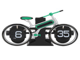 Bicycle Flip Clock Bike Shaped Flip Clock Battery Operated Retro Vintage Flip Down Desk Clock V1294-YM0901-3115240045414