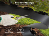 Landscape Edging, 2000 x 10 cm Plastic Garden Border Edging with 30 Spikes & 2 Ground Stakes, No V952-SLPZ66FT4INCGWH0J001V0